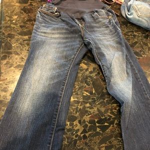 Old navy maternity jeans.